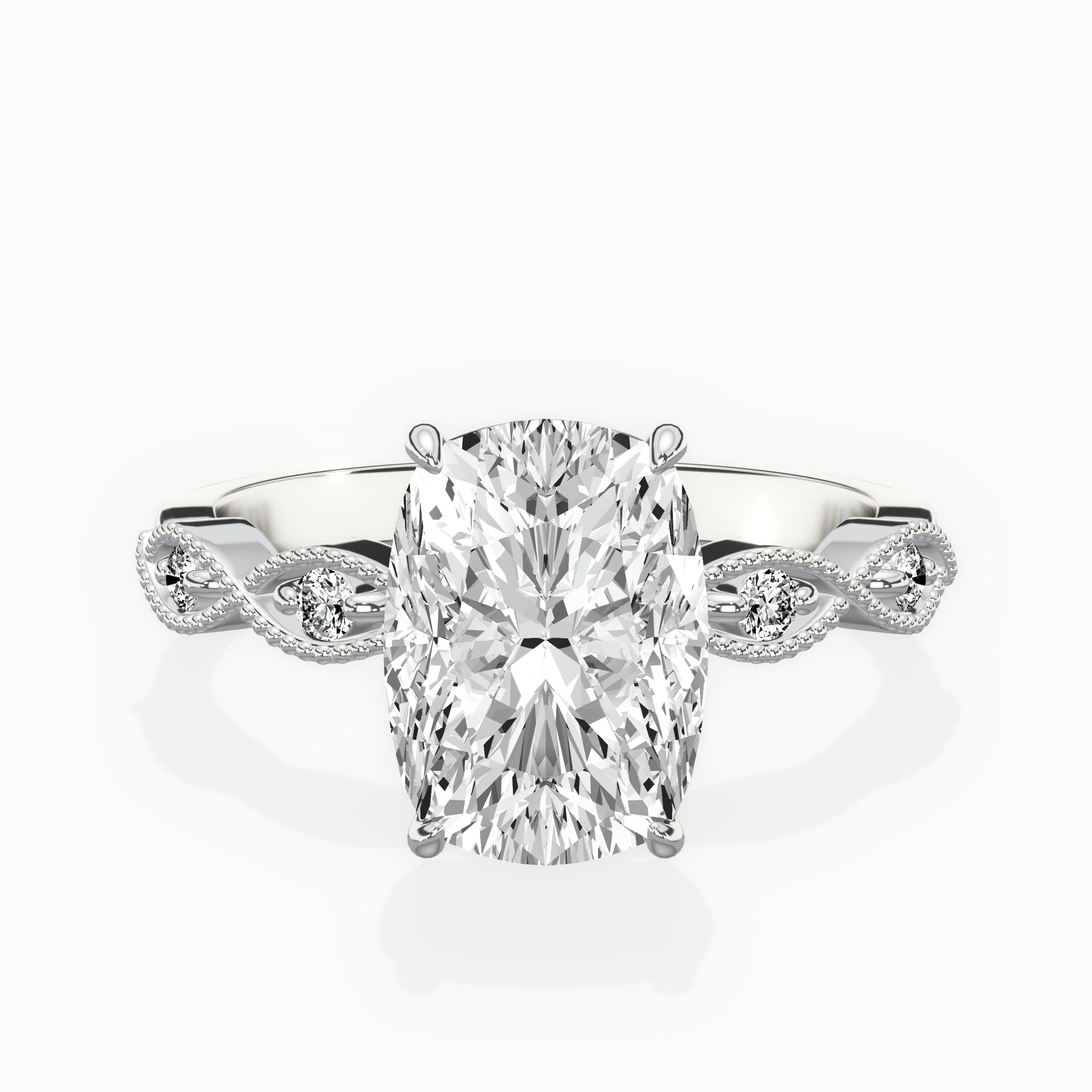Infinity Solitaire Engagement Ring