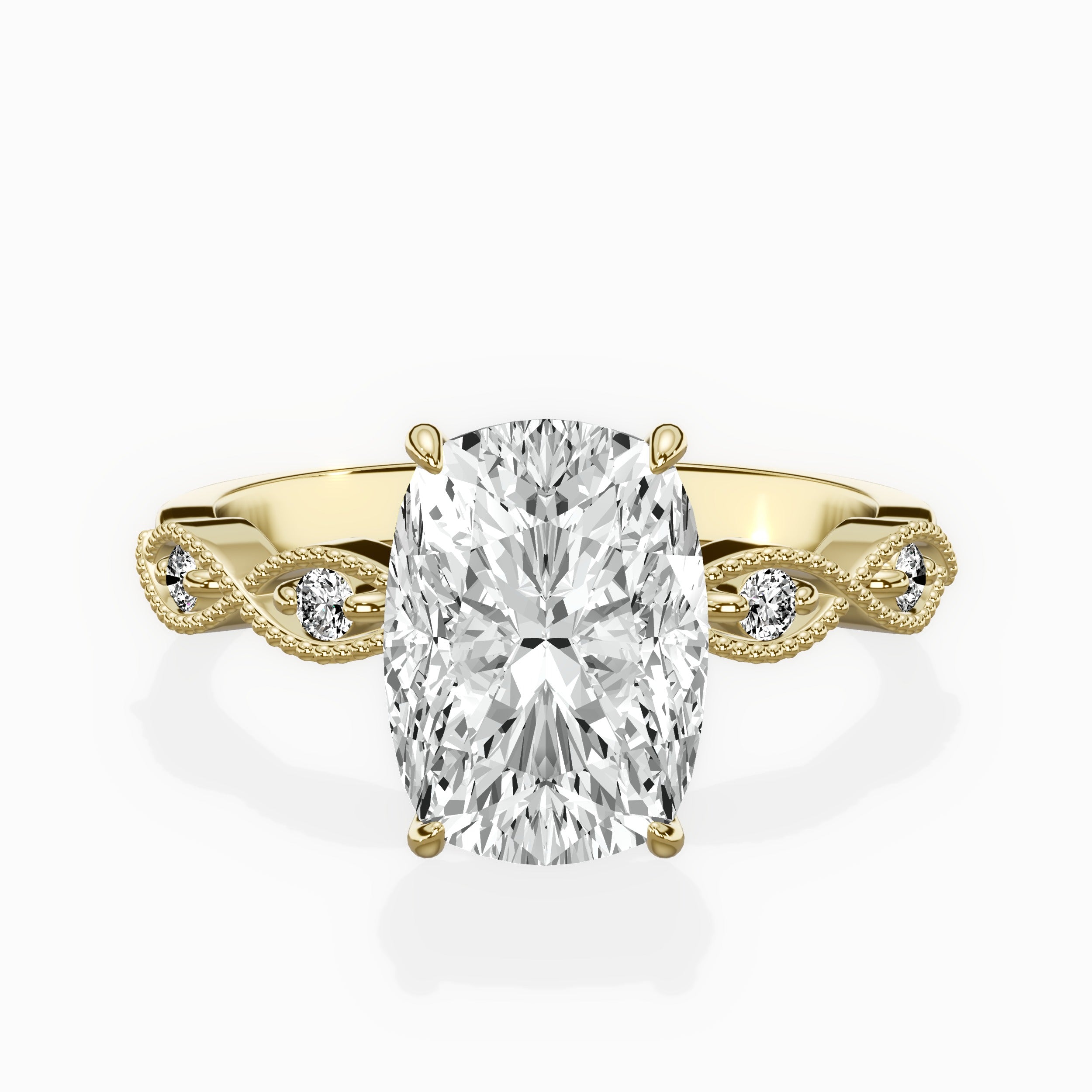 Infinity Solitaire Engagement Ring