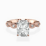 Infinity Solitaire Engagement Ring