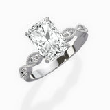 Infinity Solitaire Engagement Ring