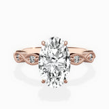 Infinity Solitaire Engagement Ring