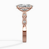 Infinity Solitaire Engagement Ring