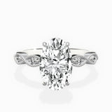 Infinity Solitaire Engagement Ring