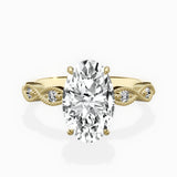 Infinity Solitaire Engagement Ring