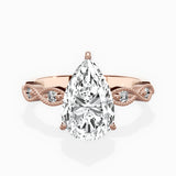 Infinity Solitaire Engagement Ring