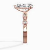 Infinity Solitaire Engagement Ring