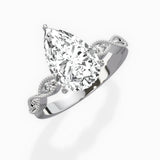 Infinity Solitaire Engagement Ring