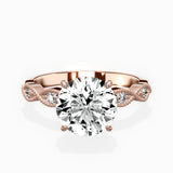 Infinity Solitaire Engagement Ring