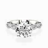 Infinity Solitaire Engagement Ring