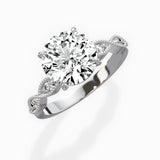 Infinity Solitaire Engagement Ring