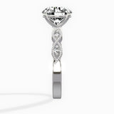 Infinity Solitaire Engagement Ring