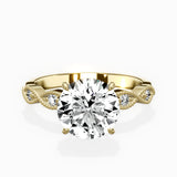 Infinity Solitaire Engagement Ring