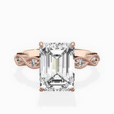 Infinity Solitaire Engagement Ring