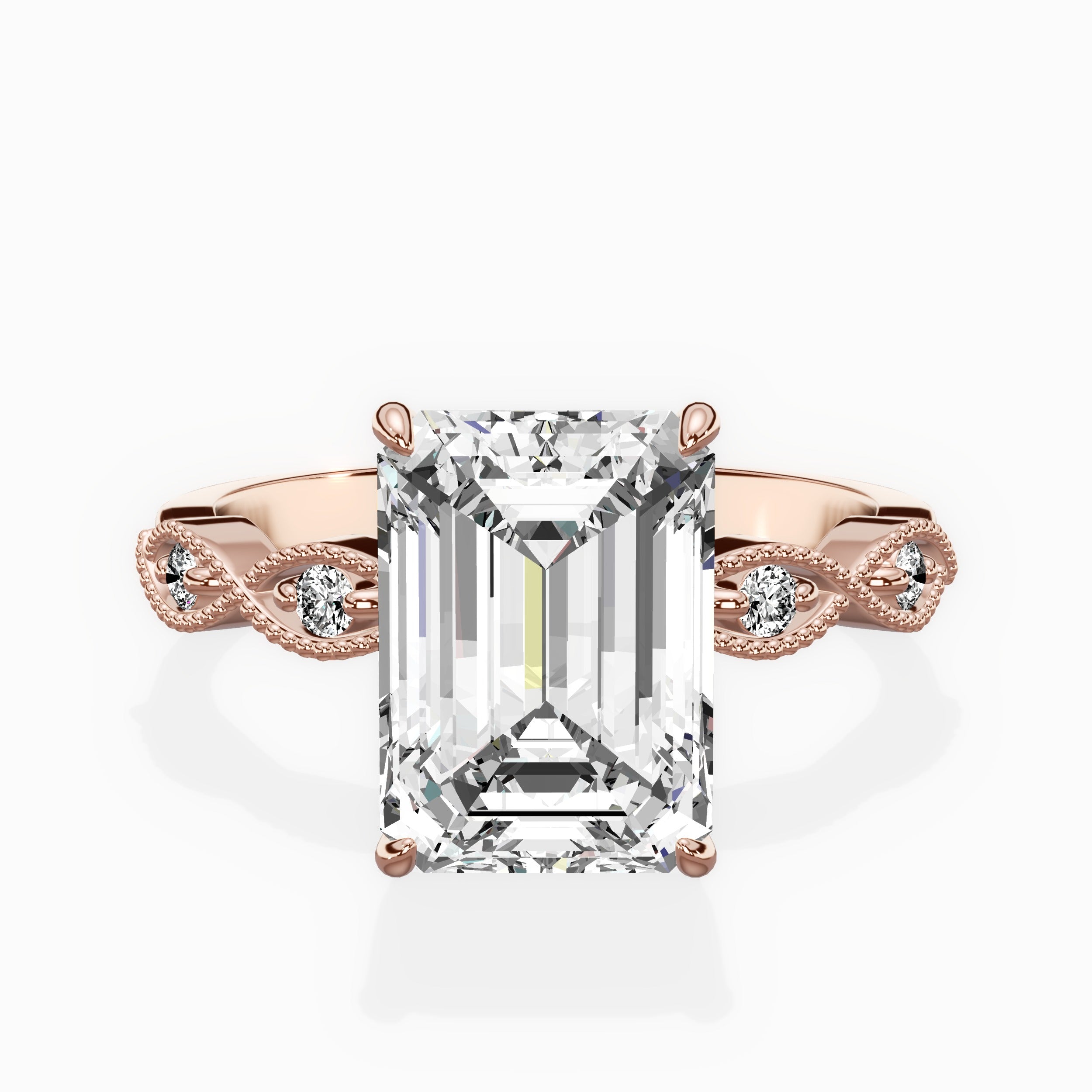 Infinity Solitaire Engagement Ring
