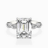 Infinity Solitaire Engagement Ring