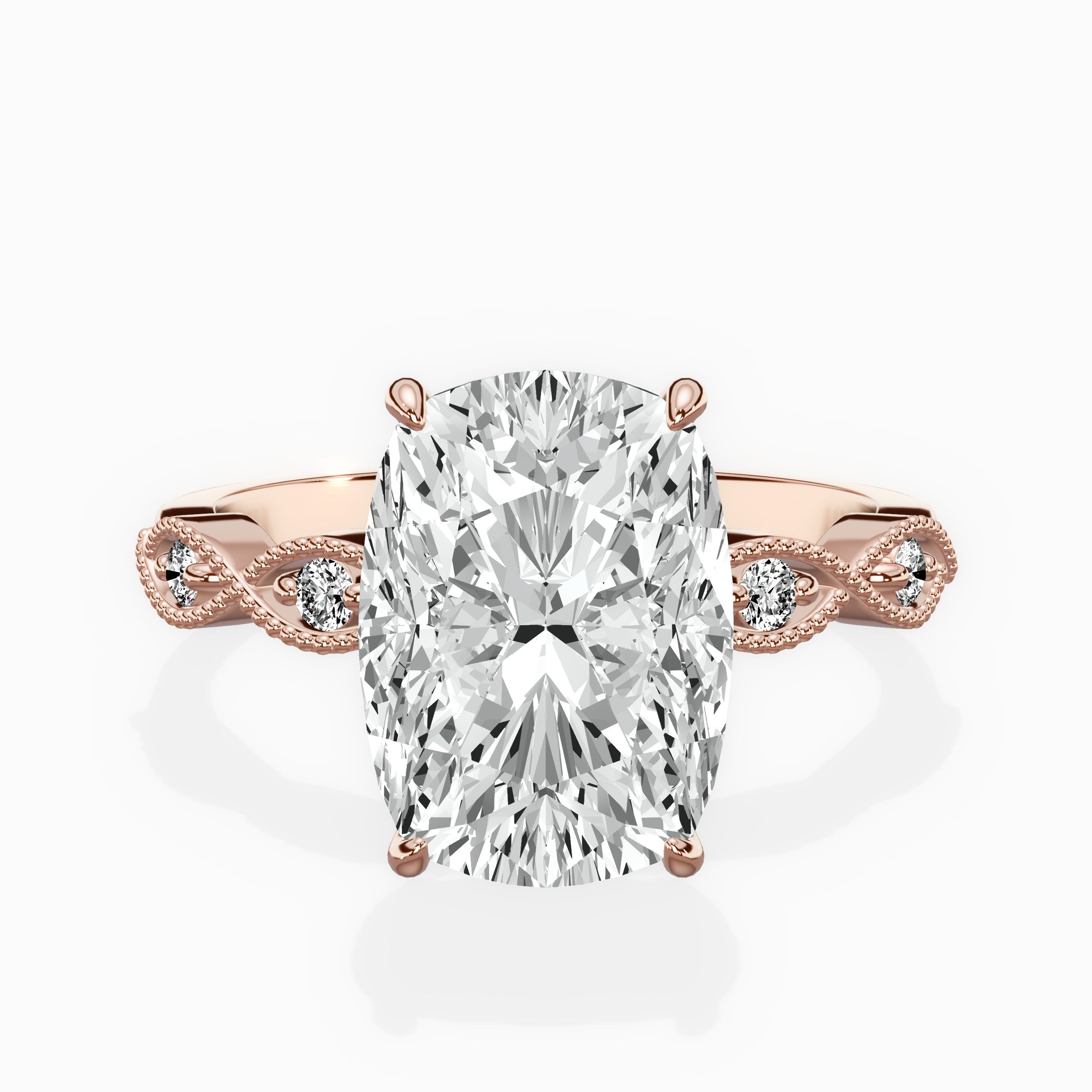 Infinity Solitaire Engagement Ring