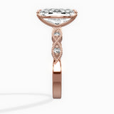 Infinity Solitaire Engagement Ring