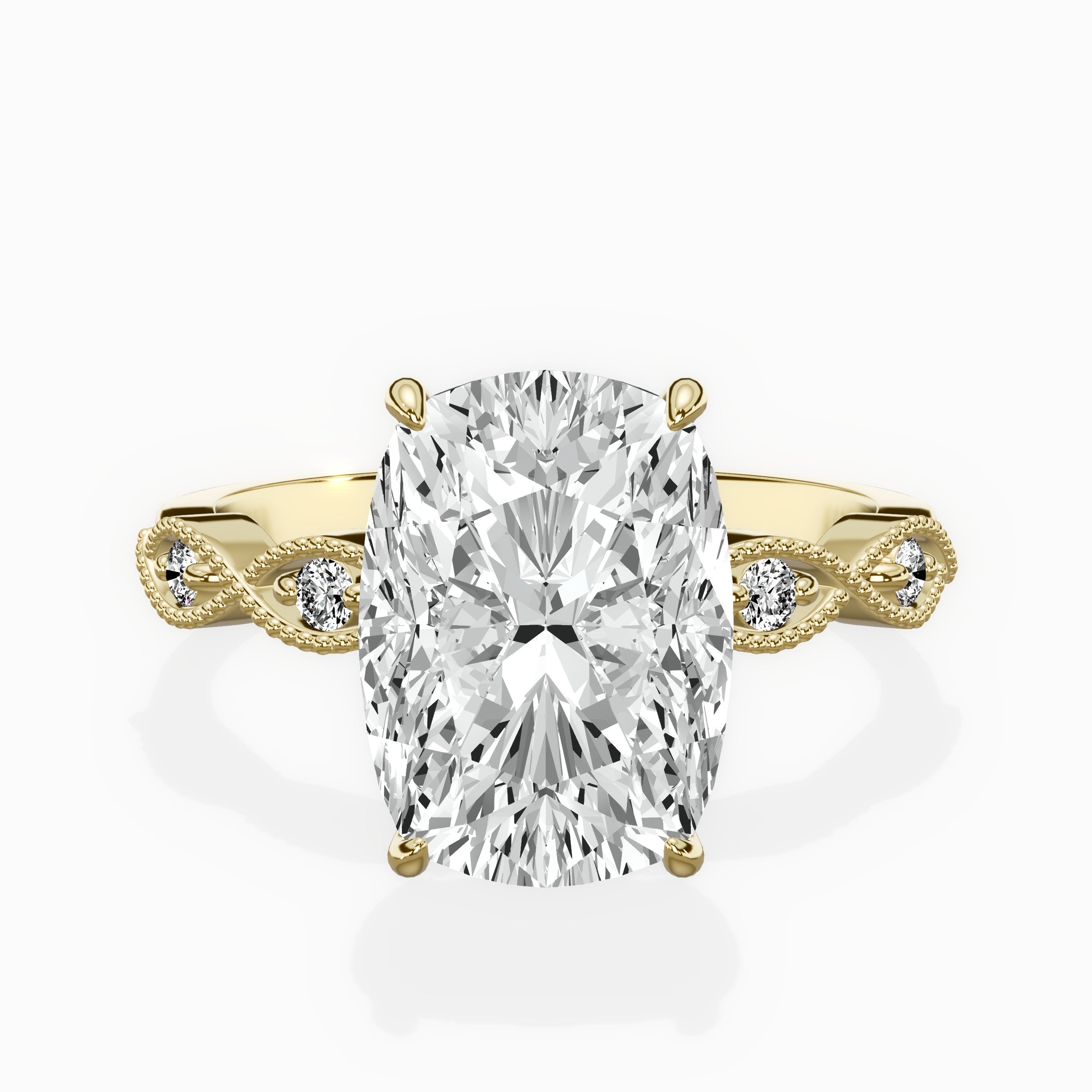 Infinity Solitaire Engagement Ring