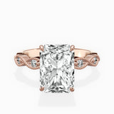 Infinity Solitaire Engagement Ring