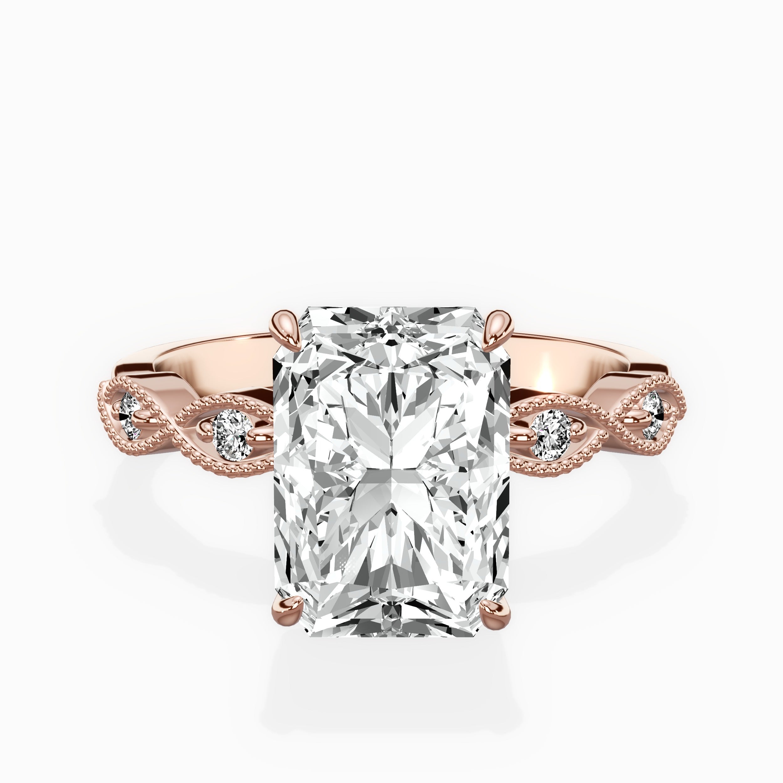 Infinity Solitaire Engagement Ring