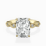 Infinity Solitaire Engagement Ring