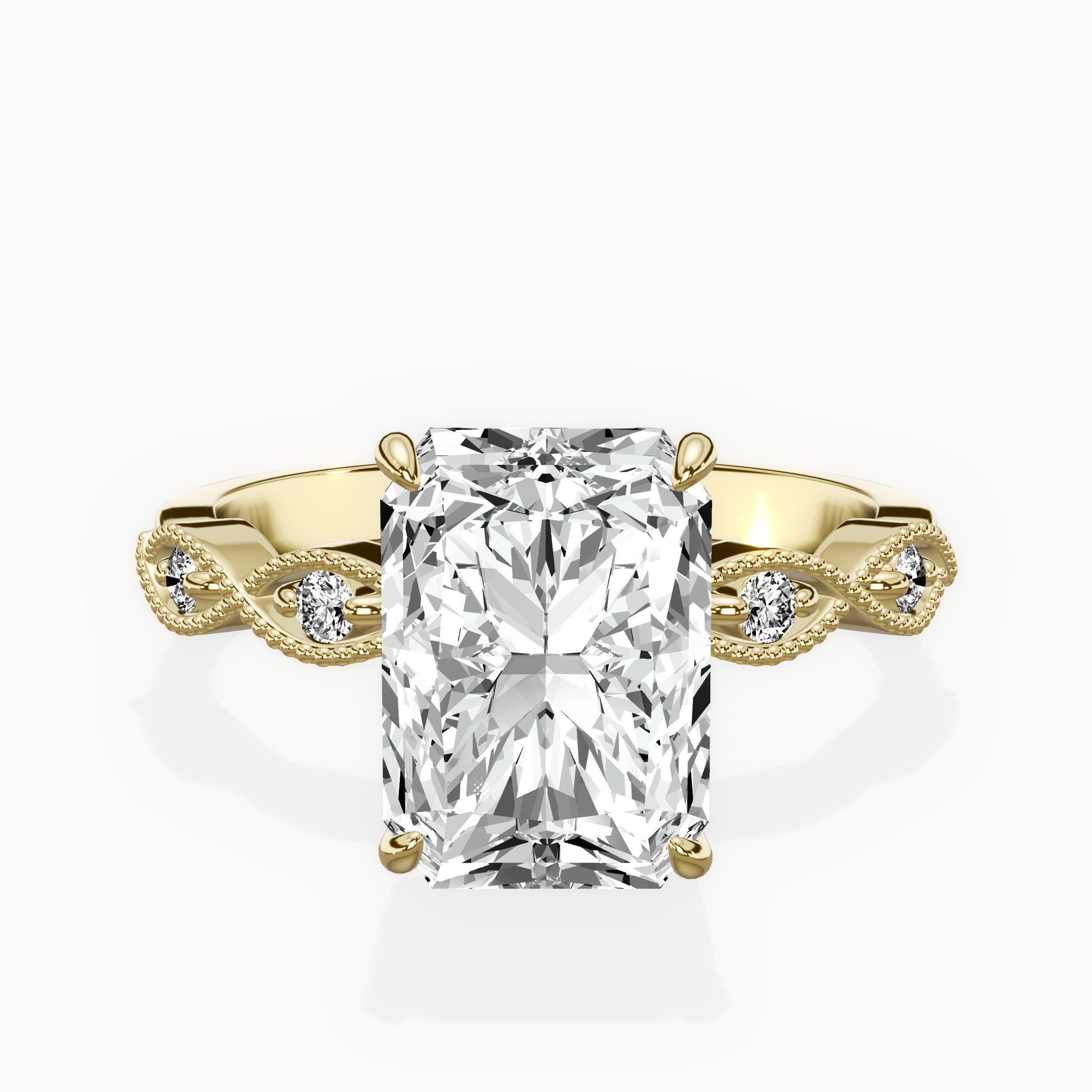 Infinity Solitaire Engagement Ring
