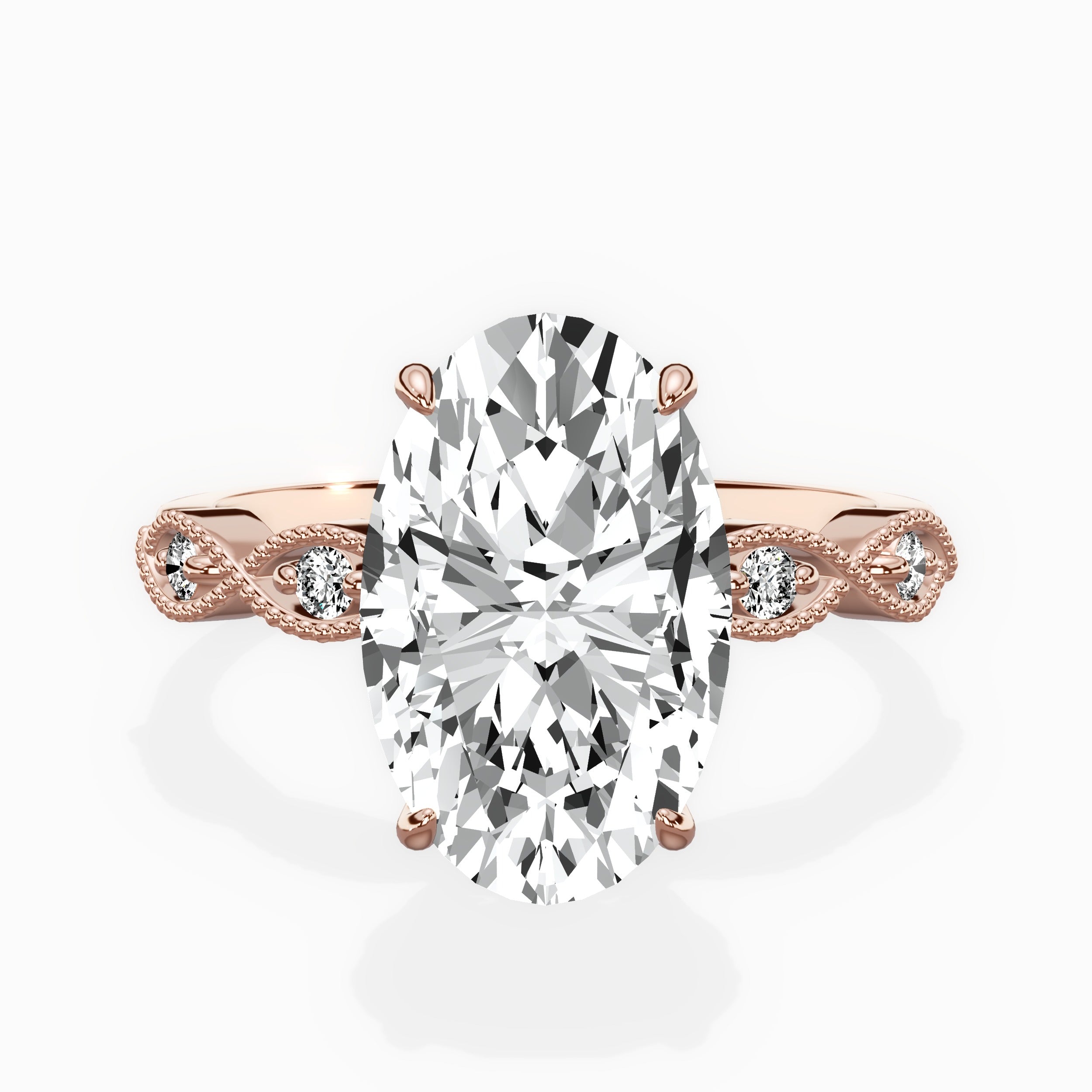 Infinity Solitaire Engagement Ring