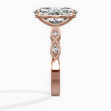 Infinity Solitaire Engagement Ring