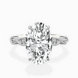 Infinity Solitaire Engagement Ring