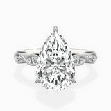 Infinity Solitaire Engagement Ring