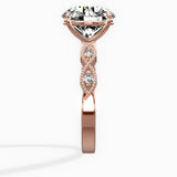 Infinity Solitaire Engagement Ring