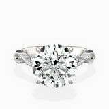 Infinity Solitaire Engagement Ring