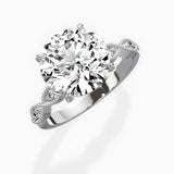 Infinity Solitaire Engagement Ring