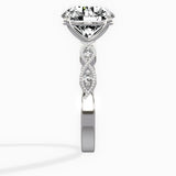 Infinity Solitaire Engagement Ring