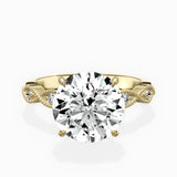 Infinity Solitaire Engagement Ring