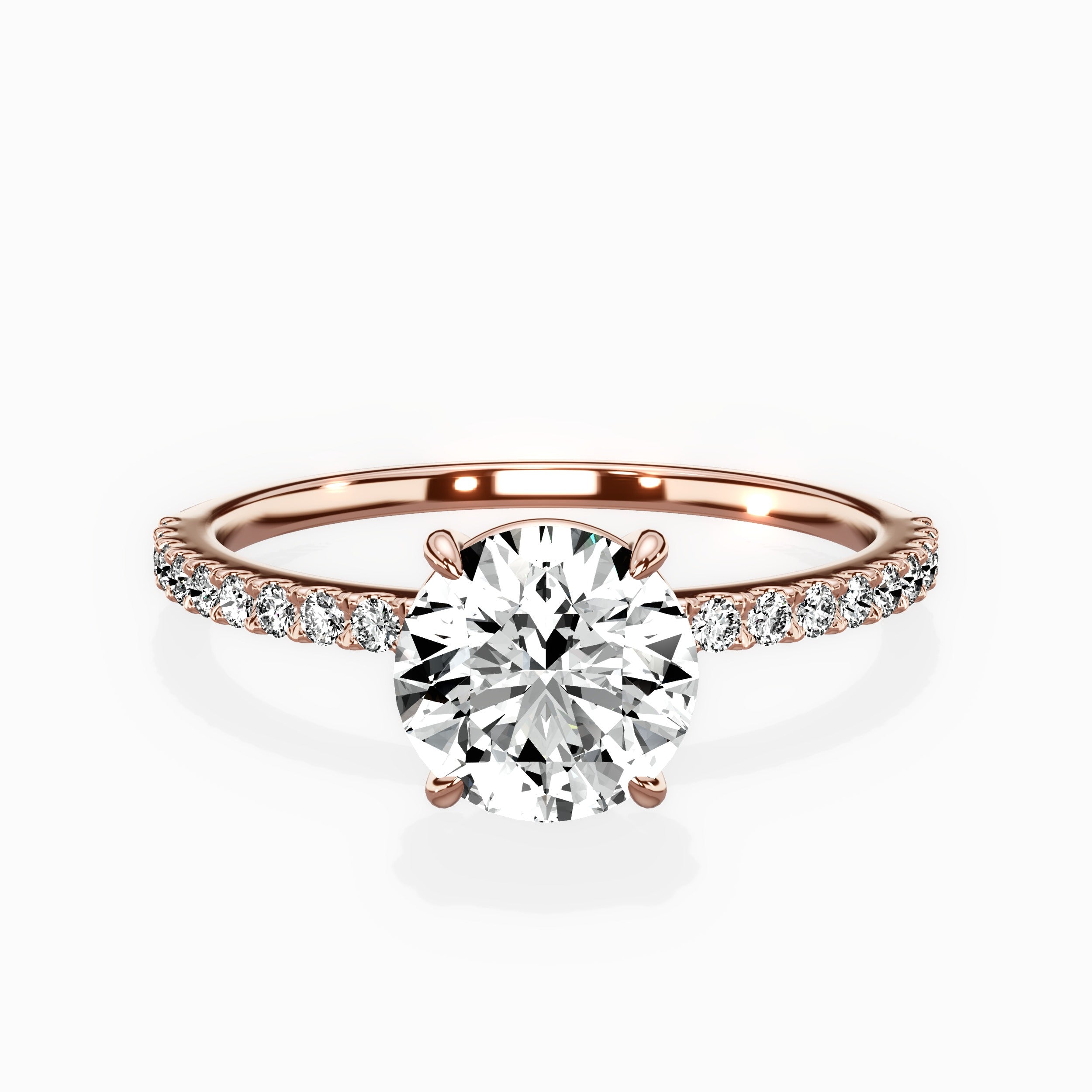 Fortuna Solitaire Engagement Ring