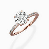 Fortuna Solitaire Engagement Ring