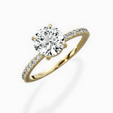 Fortuna Solitaire Engagement Ring