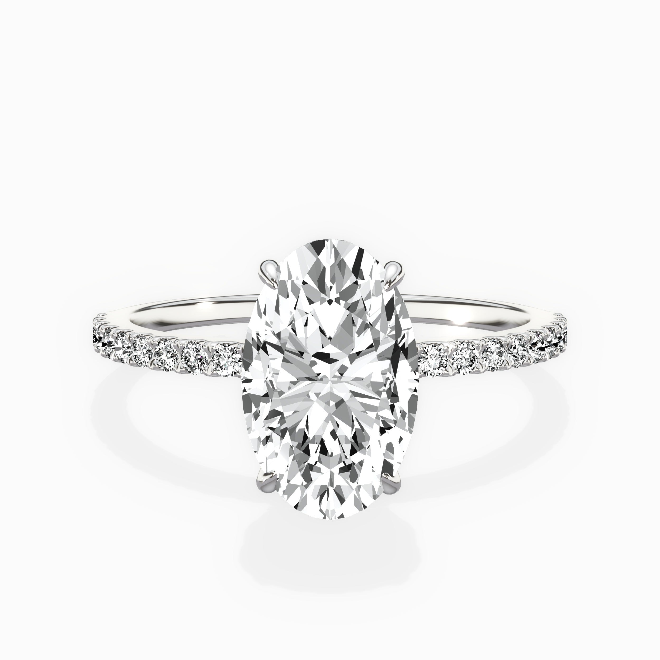 Fortuna Solitaire Engagement Ring