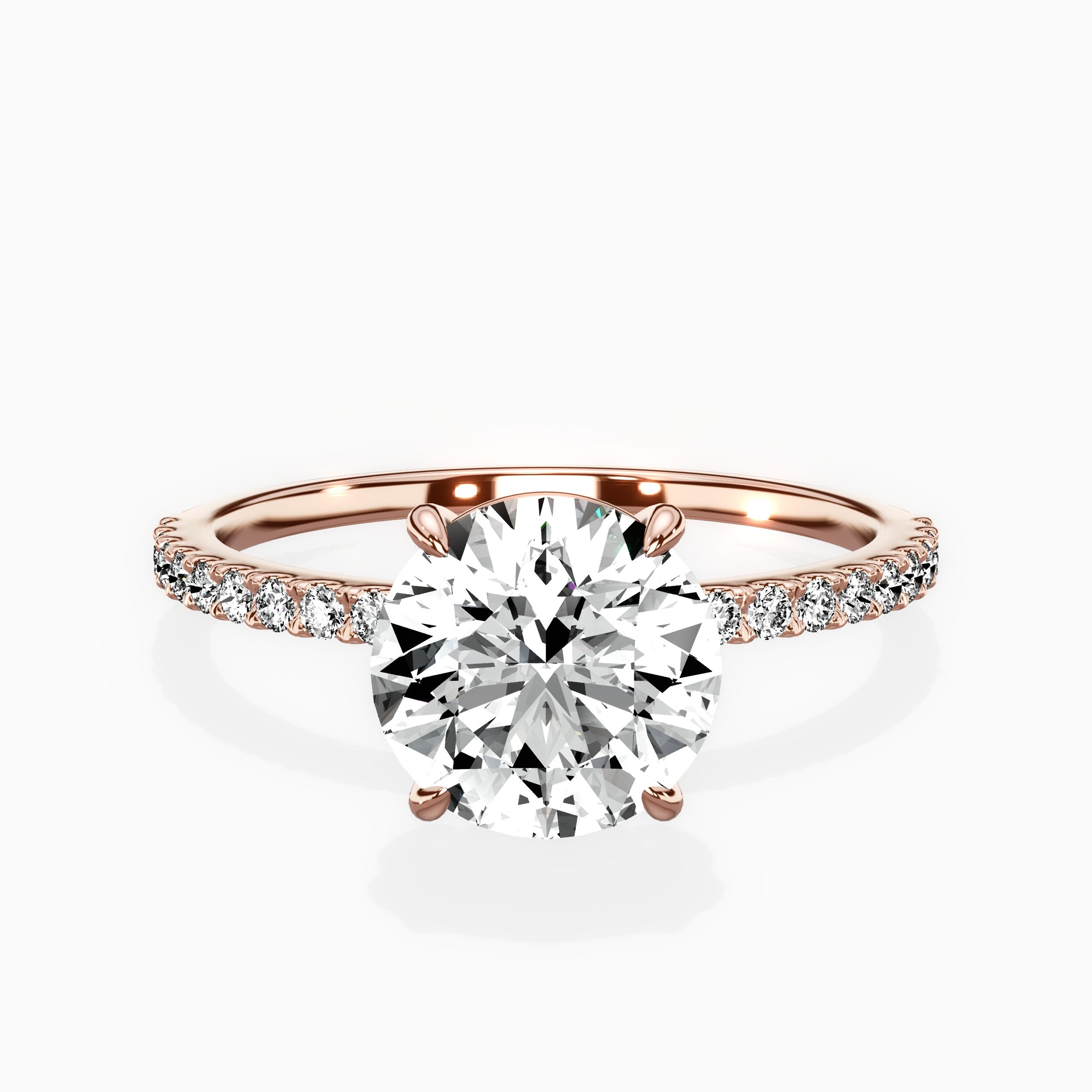 Fortuna Solitaire Engagement Ring