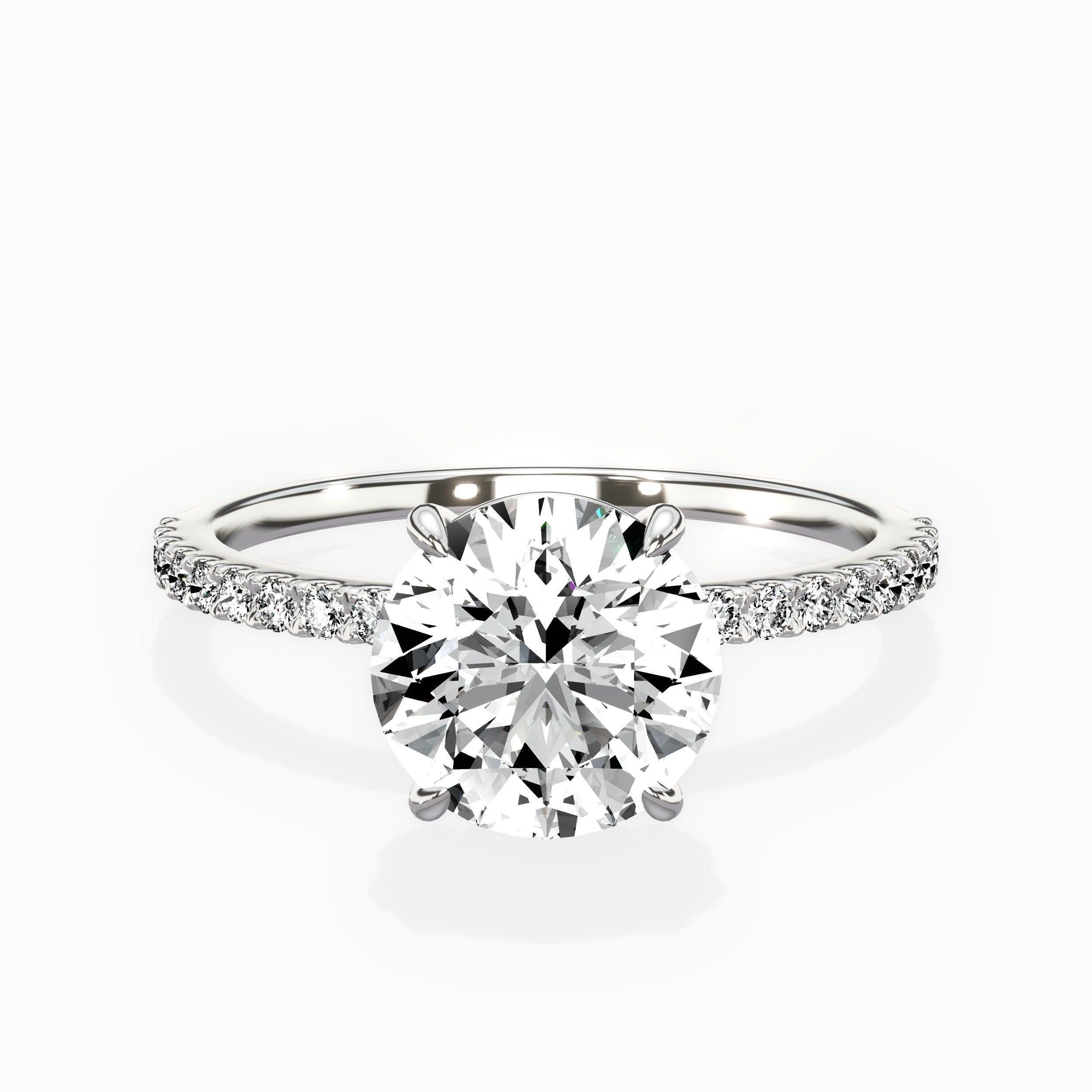 Fortuna Solitaire Engagement Ring
