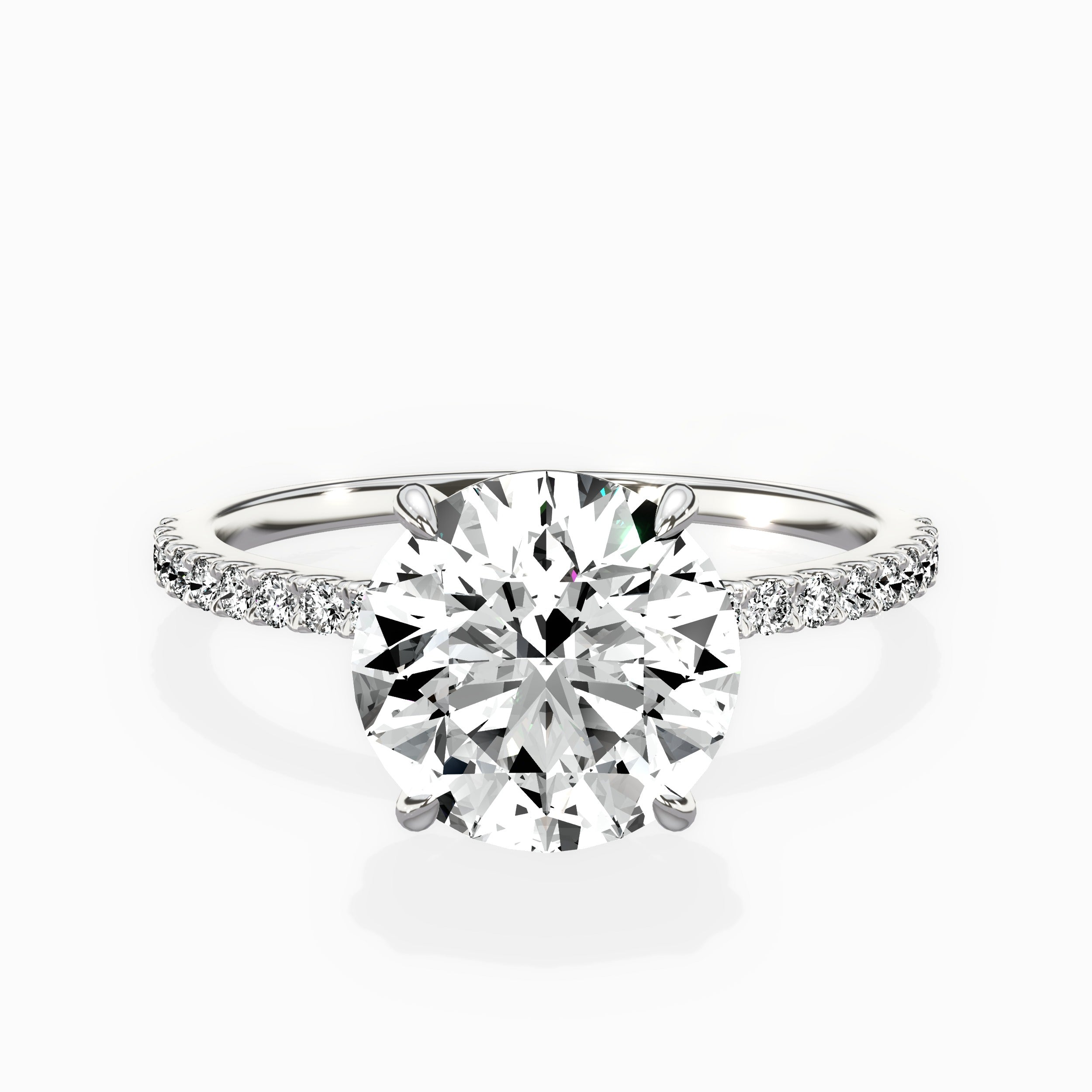 Fortuna Solitaire Engagement Ring