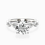 Timeless Solitaire Round Engagement Ring in White Gold
