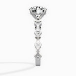 Timeless Solitaire Round Engagement Ring in White Gold
