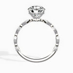 Timeless Solitaire Round Engagement Ring in White Gold