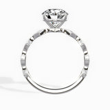 Timeless Solitaire Round Engagement Ring in White Gold