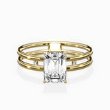 Parallel Bands Engagement Ring