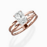 Parallel Bands Engagement Ring