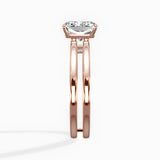 Parallel Bands Engagement Ring