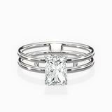 Parallel Bands Engagement Ring
